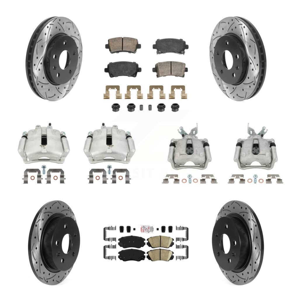 Transit Auto - KCD-101759N - Front and Rear Disc Brake Kits