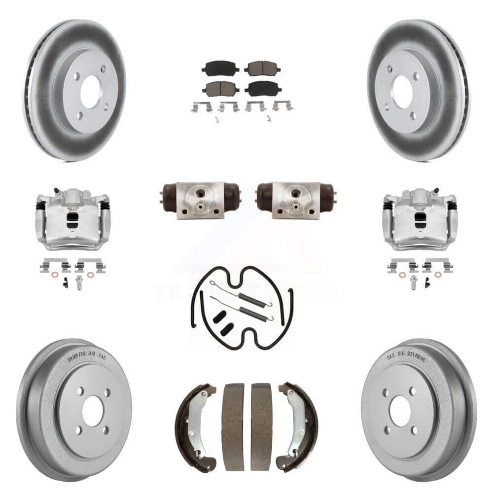 Transit Auto - KCG-100343C - Front and Rear Disc Brake Kits
