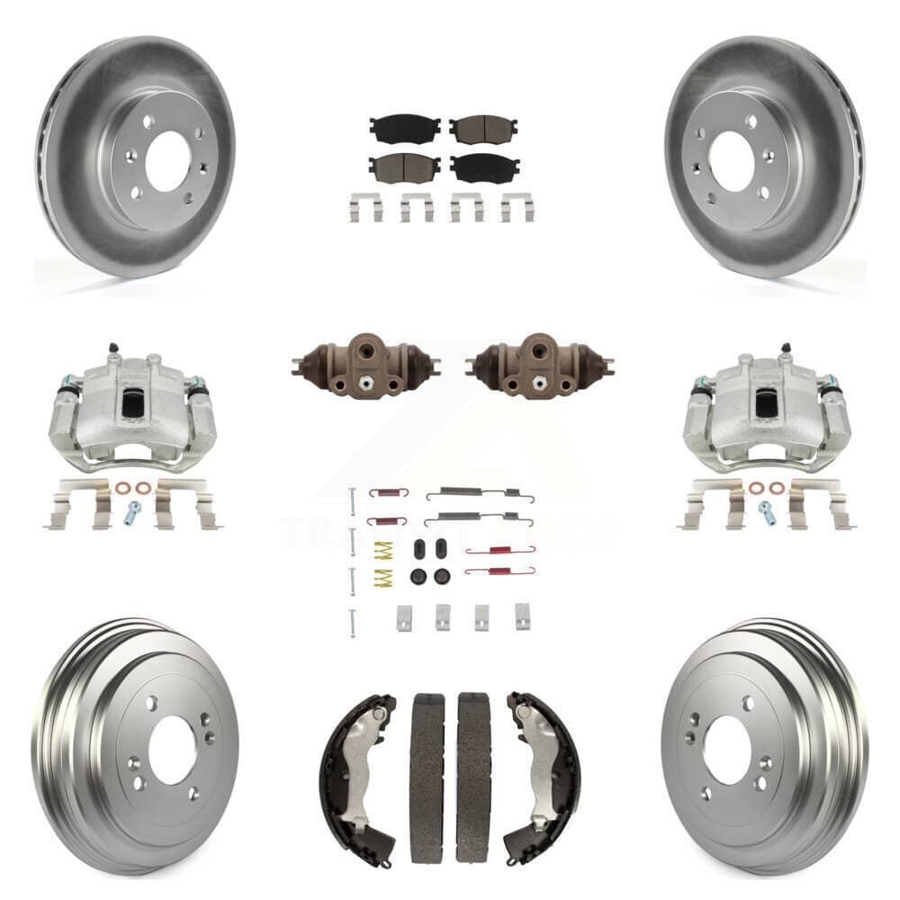 Transit Auto - KCG-100360C - Front and Rear Disc Brake Kits