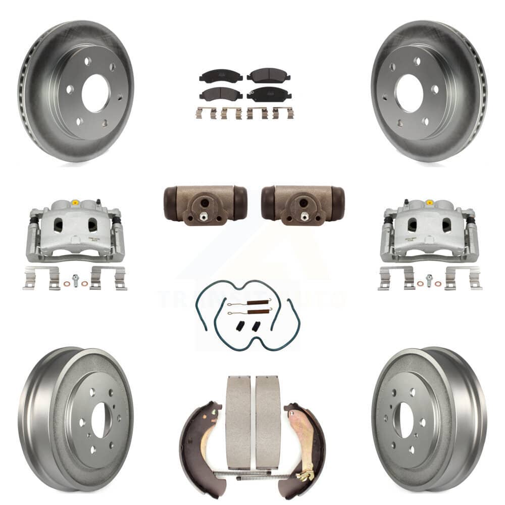 Transit Auto - KCG-100361P - Front and Rear Disc Brake Kits