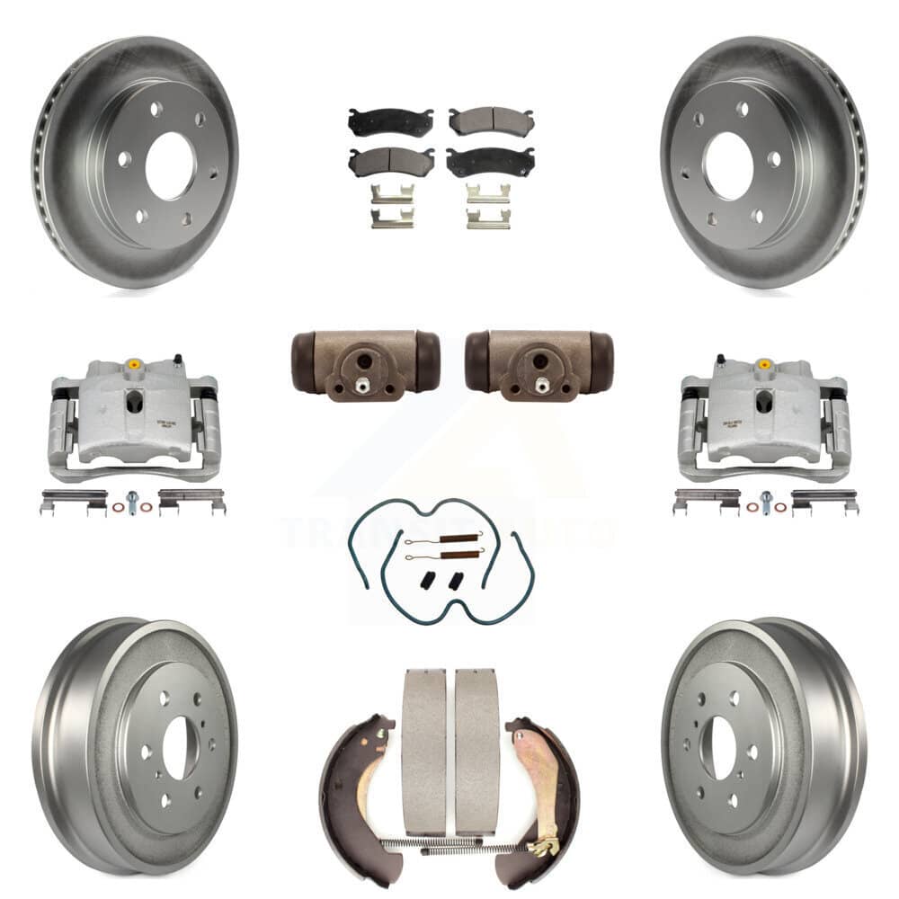 Transit Auto - KCG-100372T - Front and Rear Disc Brake Kits