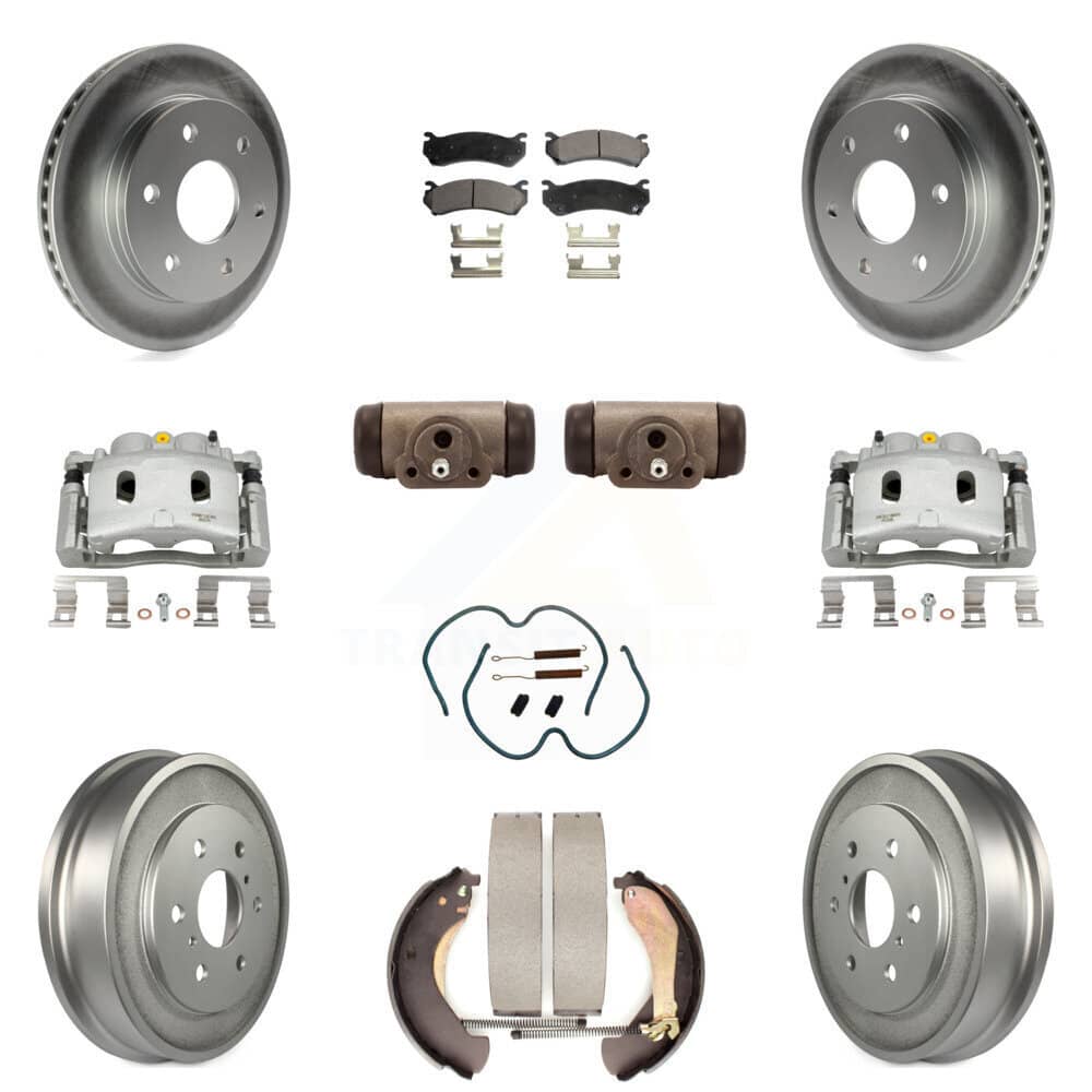 Transit Auto - KCG-100376T - Front and Rear Disc Brake Kits
