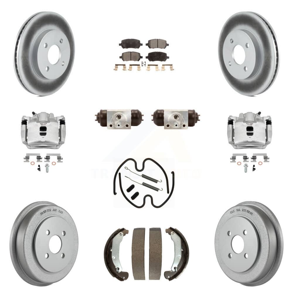 Transit Auto - KCG-100382P - Front and Rear Disc Brake Kits