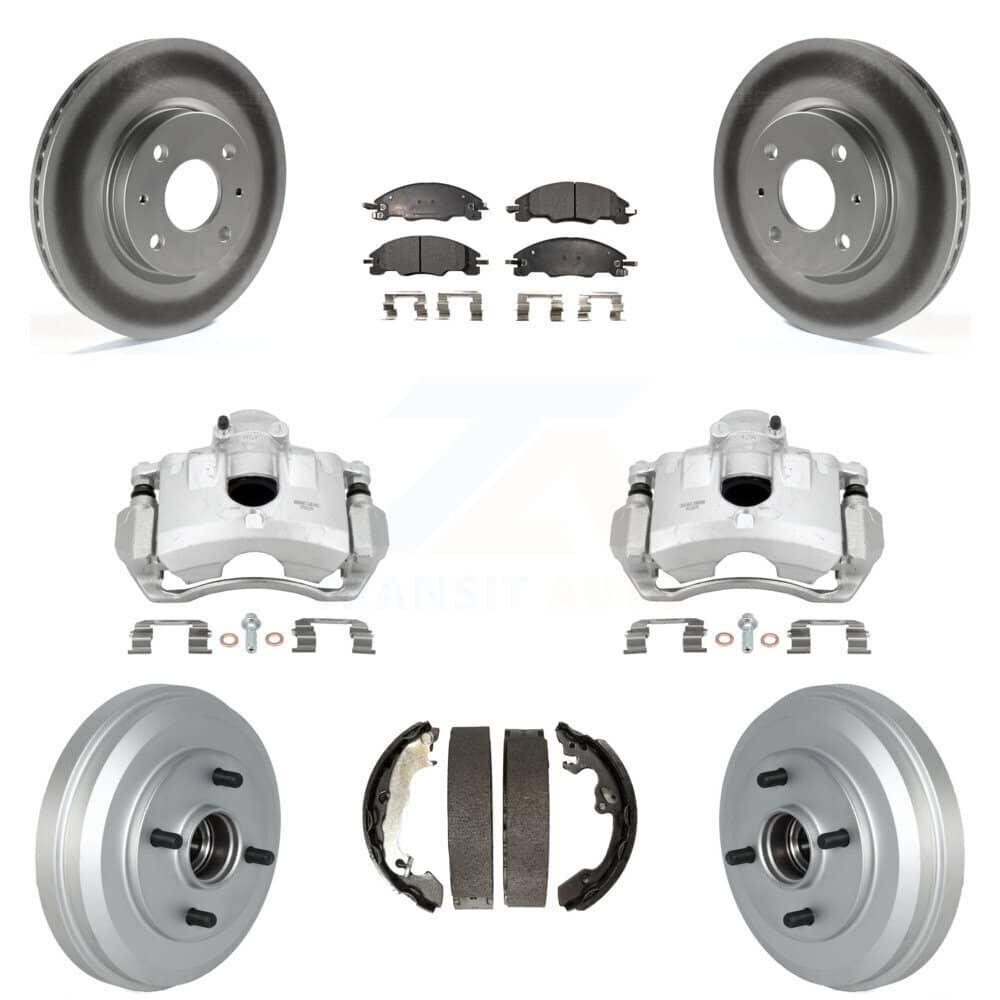 Transit Auto - KCG-100389P - Front and Rear Disc Brake Kits