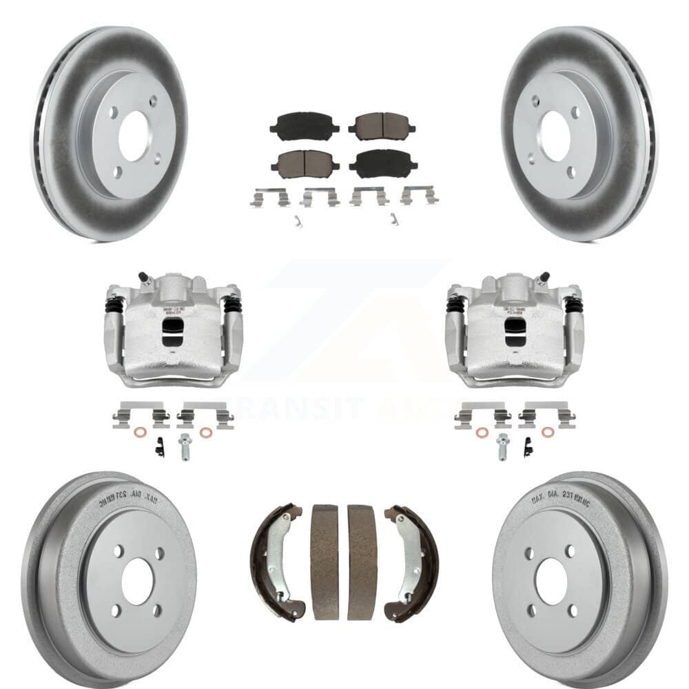 Transit Auto - KCG-100395C - Front and Rear Disc Brake Kits