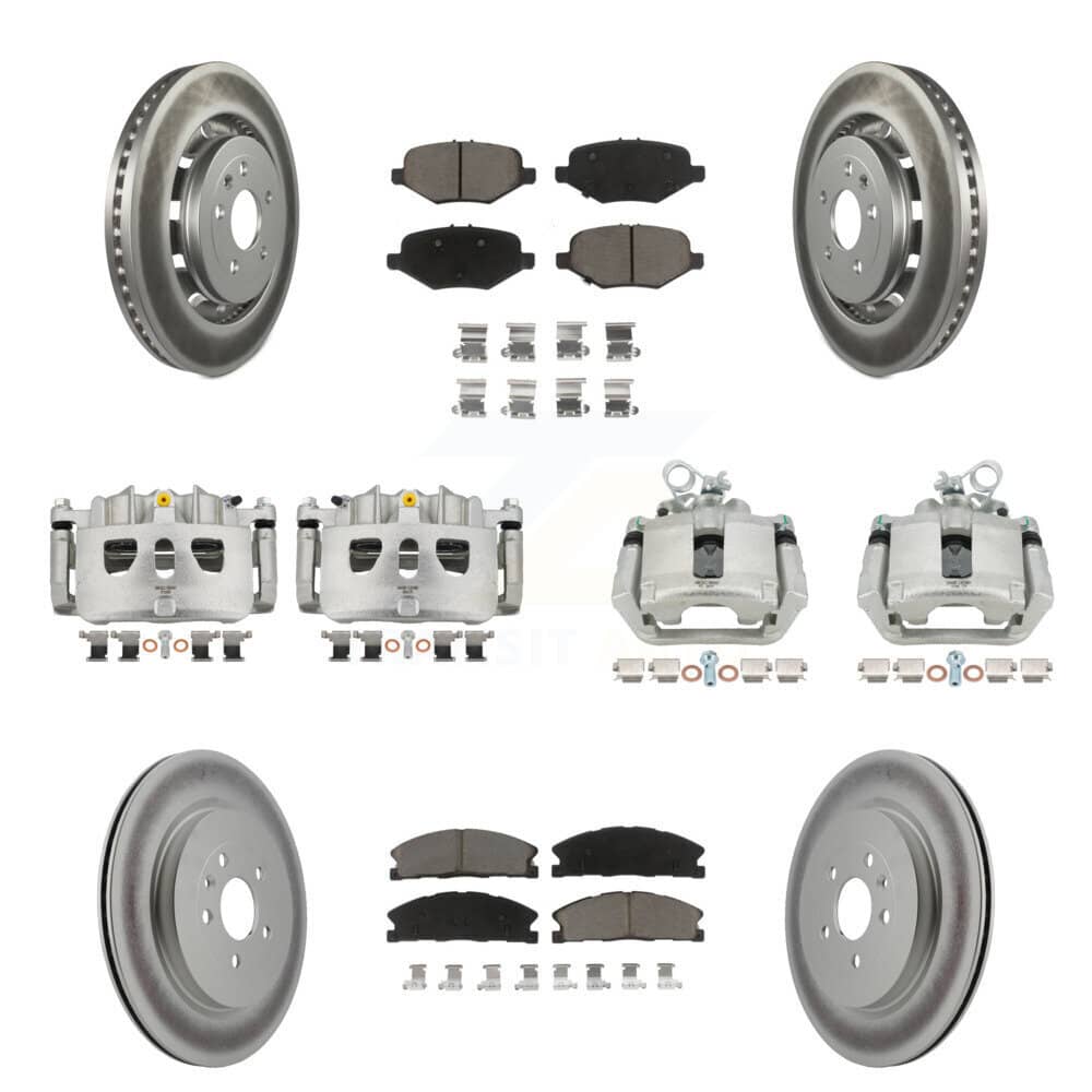 Transit Auto - KCG-100781C - Front and Rear Disc Brake Kits