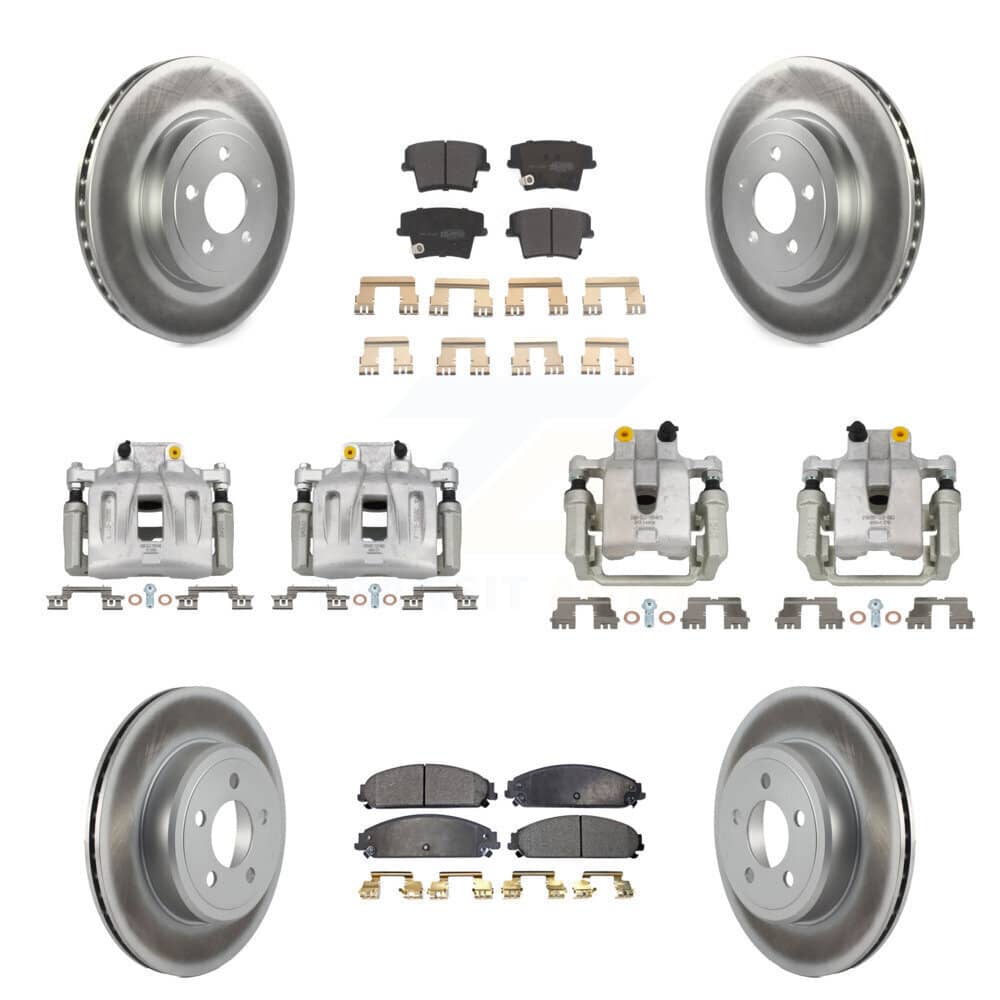 Transit Auto - KCG-100799P - Front and Rear Disc Brake Kits
