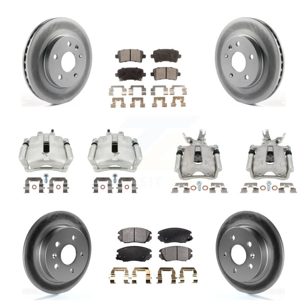 Transit Auto - KCG-100801T - Front and Rear Disc Brake Kits