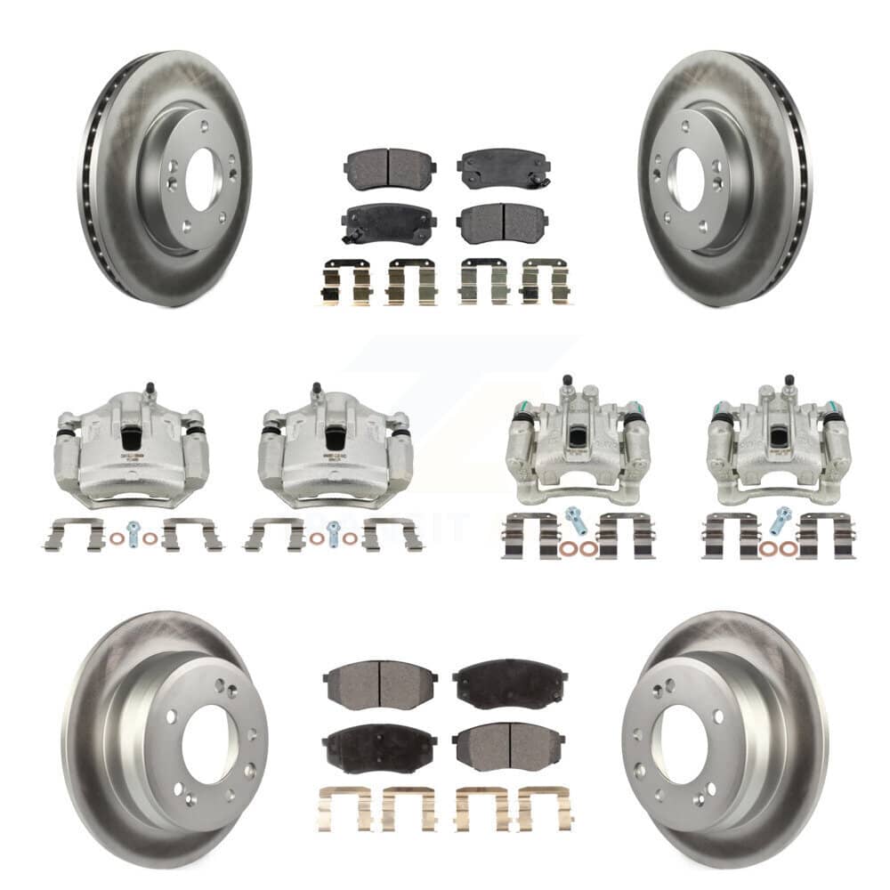 Transit Auto - KCG-100876T - Front and Rear Disc Brake Kits