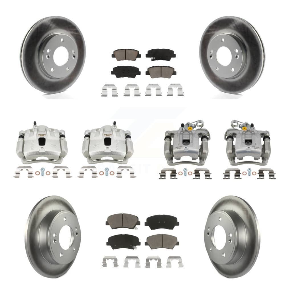 Transit Auto - KCG-100879C - Front and Rear Disc Brake Kits