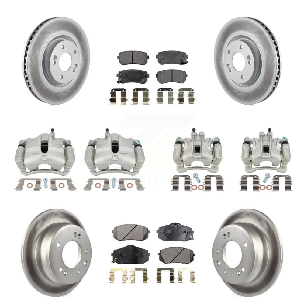 Transit Auto - KCG-100879T - Front and Rear Disc Brake Kits