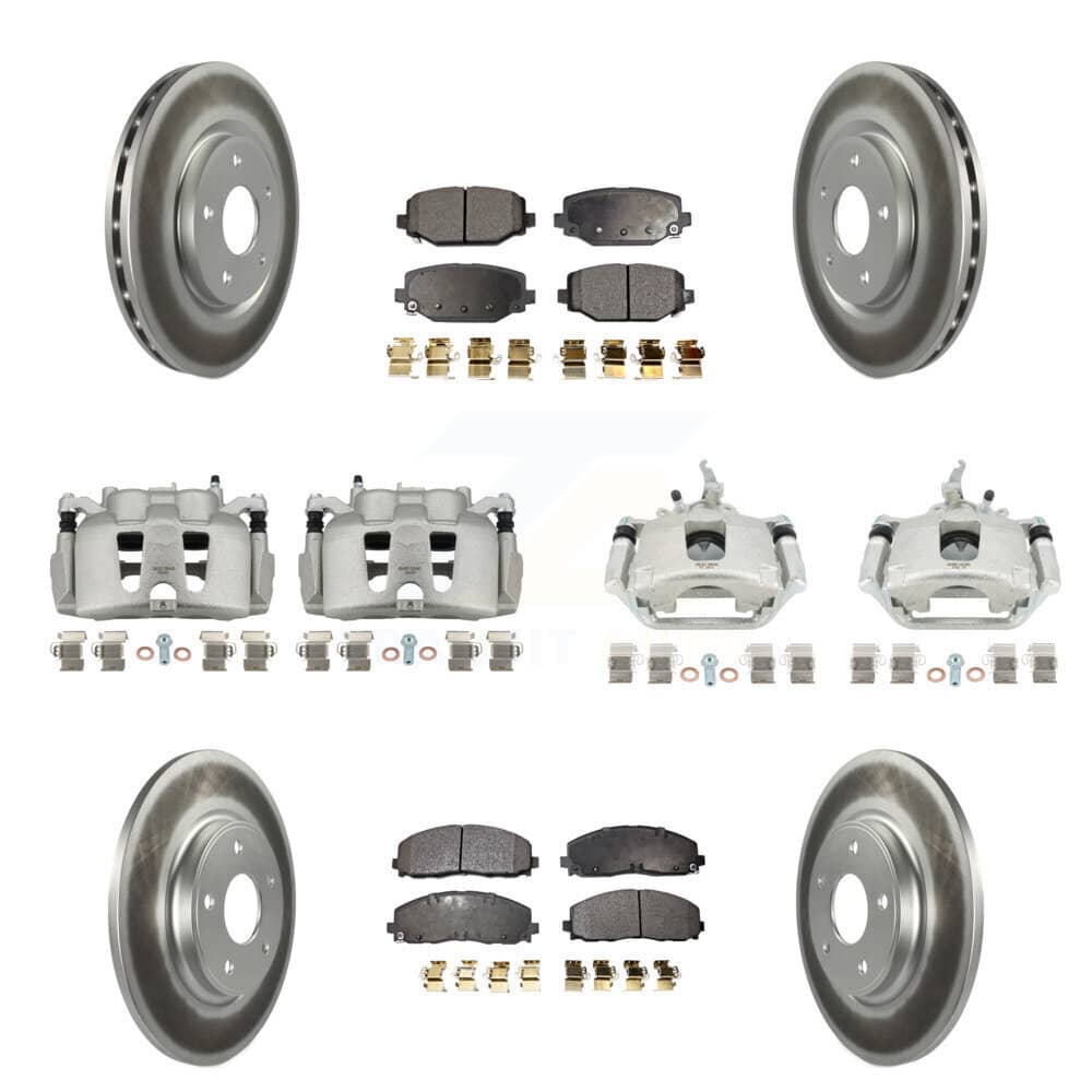Transit Auto - KCG-100890P - Front and Rear Disc Brake Kits