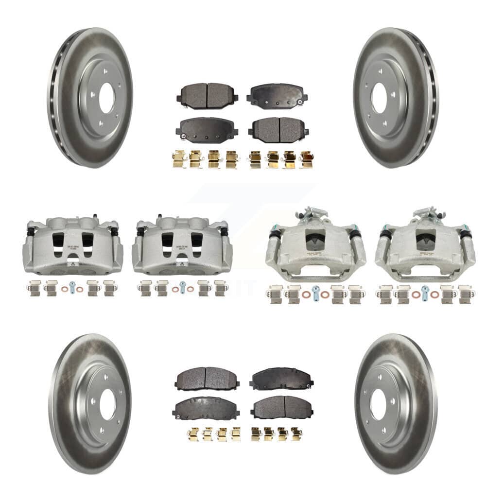 Transit Auto - KCG-100891P - Front and Rear Disc Brake Kits