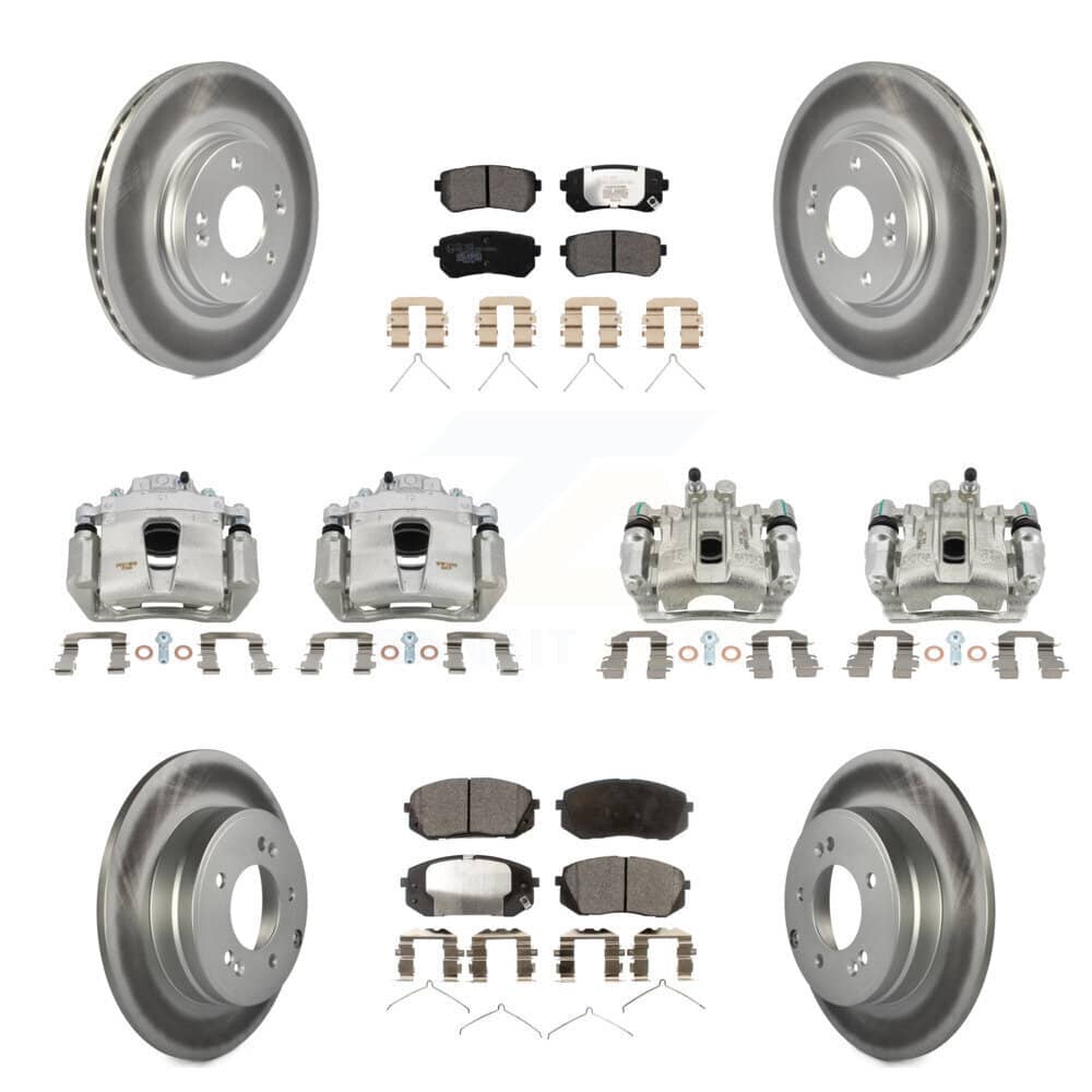 Transit Auto - KCG-100909T - Front and Rear Disc Brake Kits