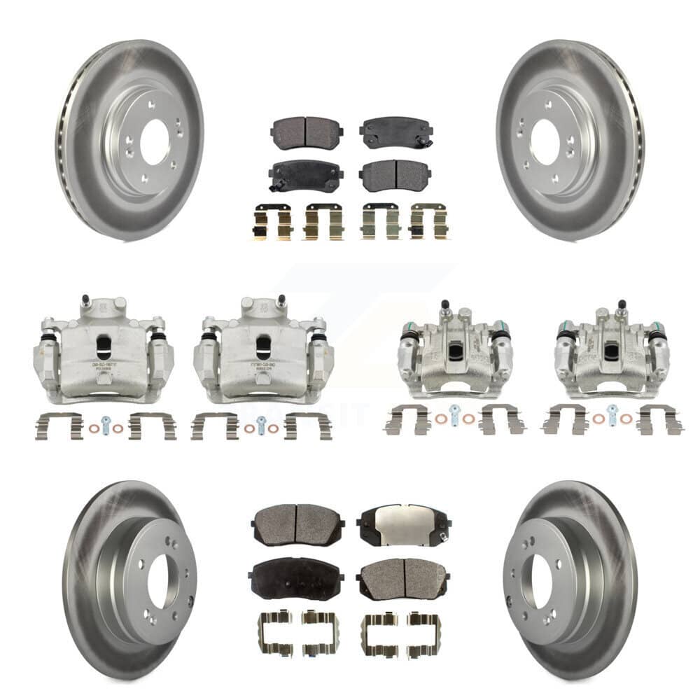 Transit Auto - KCG-100937P - Front and Rear Disc Brake Kits
