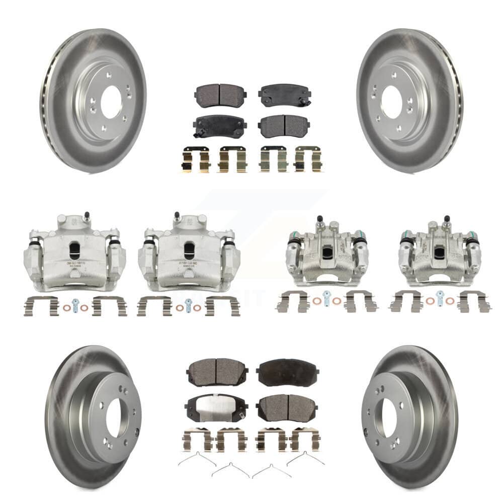 Transit Auto - KCG-100943P - Front and Rear Disc Brake Kits