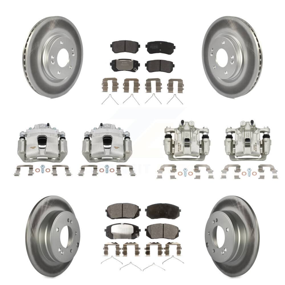 Transit Auto - KCG-100946P - Front and Rear Disc Brake Kits