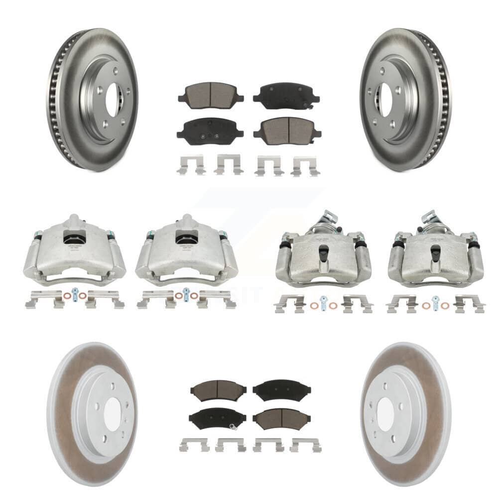 Transit Auto - KCG-101001C - Front and Rear Disc Brake Kits