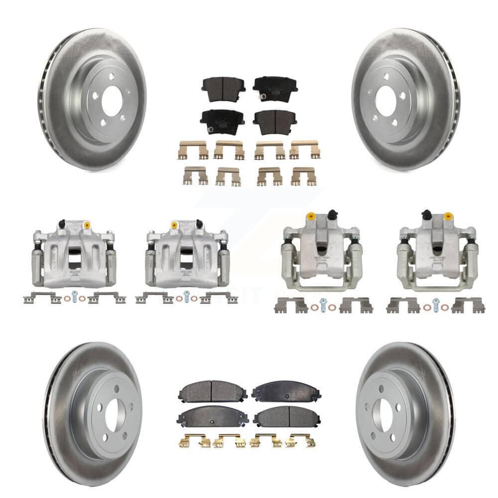 Transit Auto - KCG-101010T - Front and Rear Disc Brake Kits