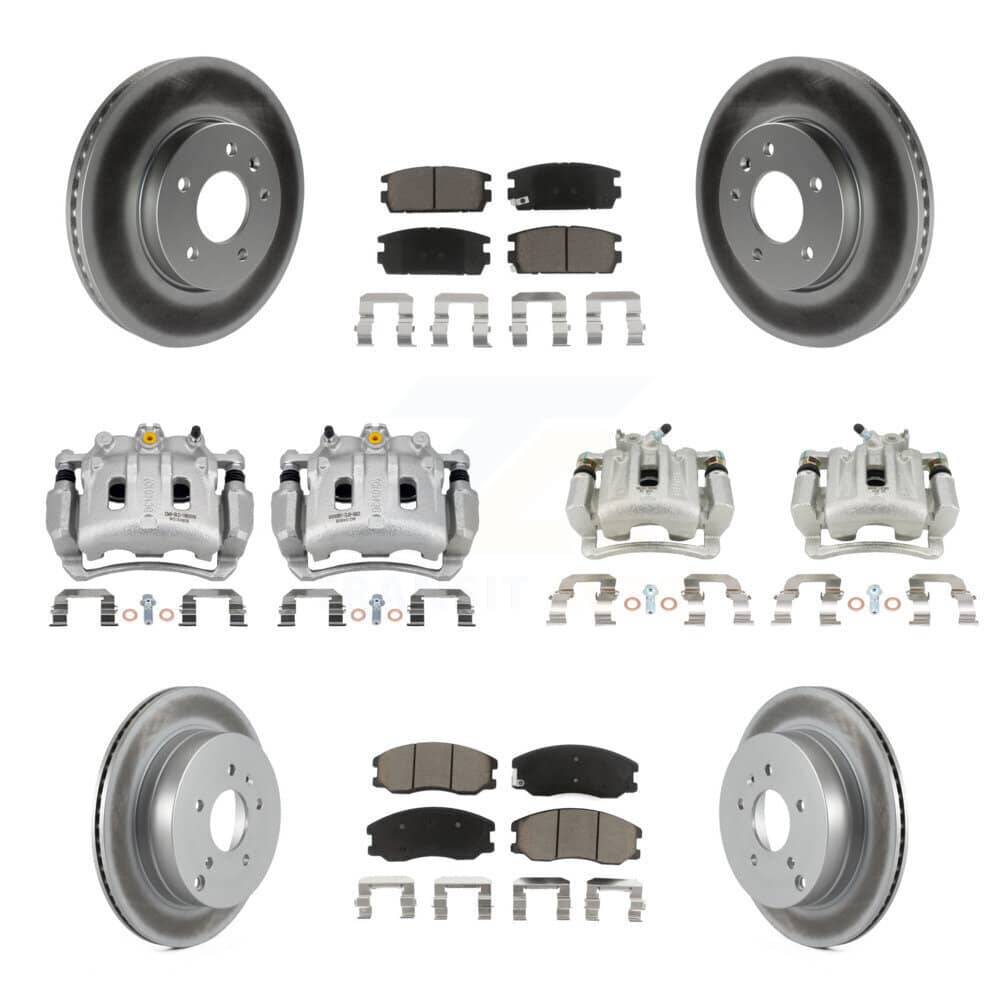 Transit Auto - KCG-101012C - Front and Rear Disc Brake Kits