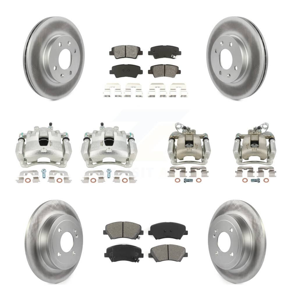 Transit Auto - KCG-101038S - Front and Rear Disc Brake Kits