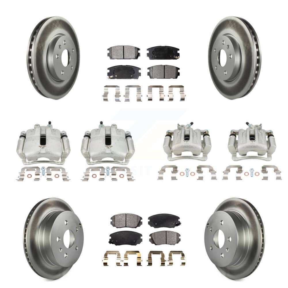 Transit Auto - KCG-101042T - Front and Rear Disc Brake Kits