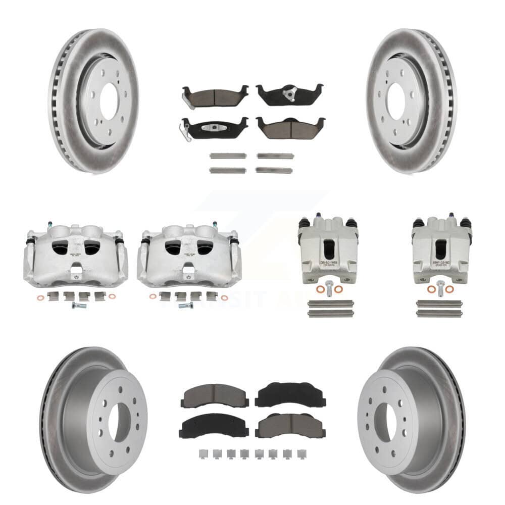 Transit Auto - KCG-101048C - Front and Rear Disc Brake Kits