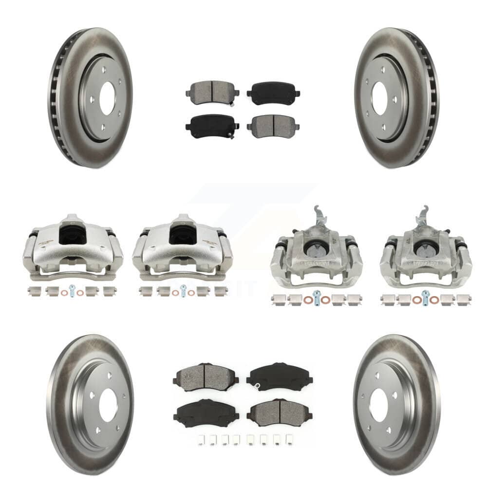 Transit Auto - KCG-101050S - Front and Rear Disc Brake Kits