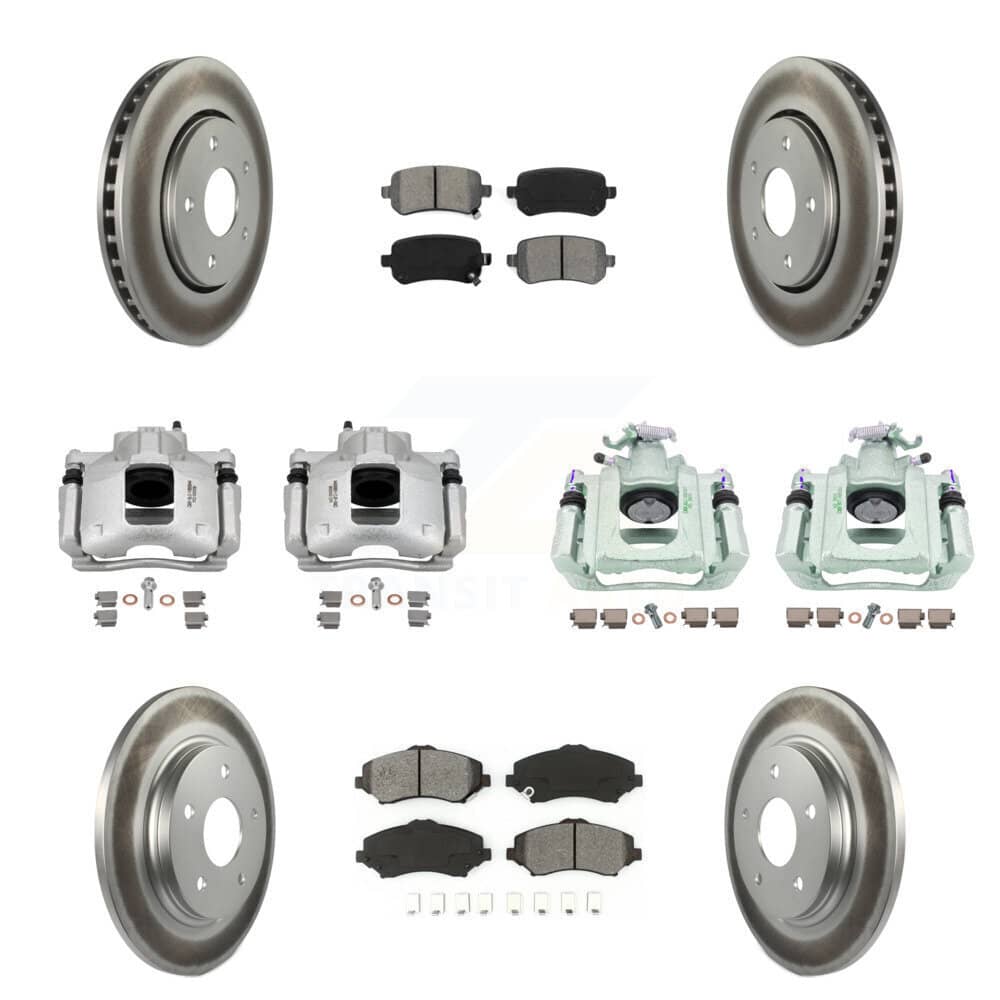 Transit Auto - KCG-101054S - Front and Rear Disc Brake Kits