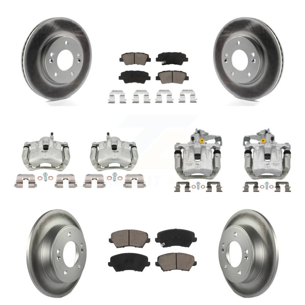 Transit Auto - KCG-101057C - Front and Rear Disc Brake Kits