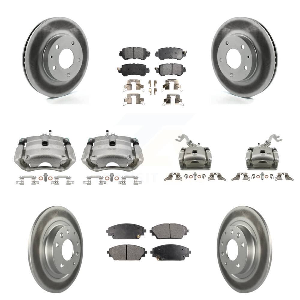 Transit Auto - KCG-101064P - Front and Rear Disc Brake Kits