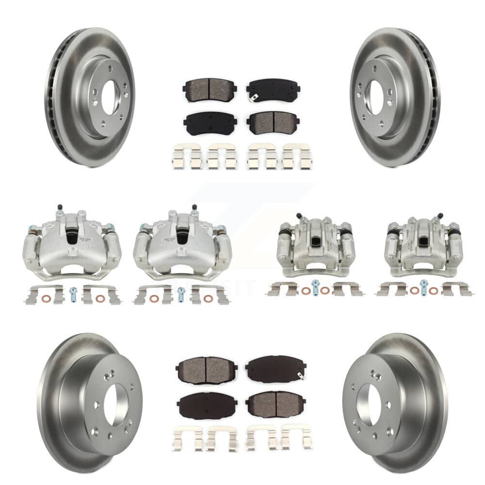 Transit Auto - KCG-101077S - Front and Rear Disc Brake Kits