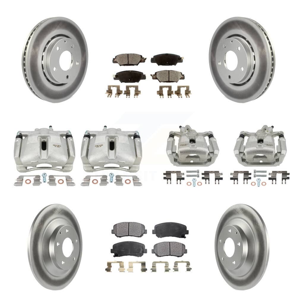 Transit Auto - KCG-101078P - Front and Rear Disc Brake Kits