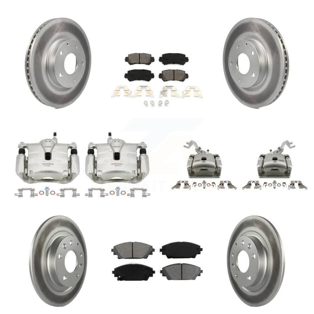 Transit Auto - KCG-101081S - Front and Rear Disc Brake Kits