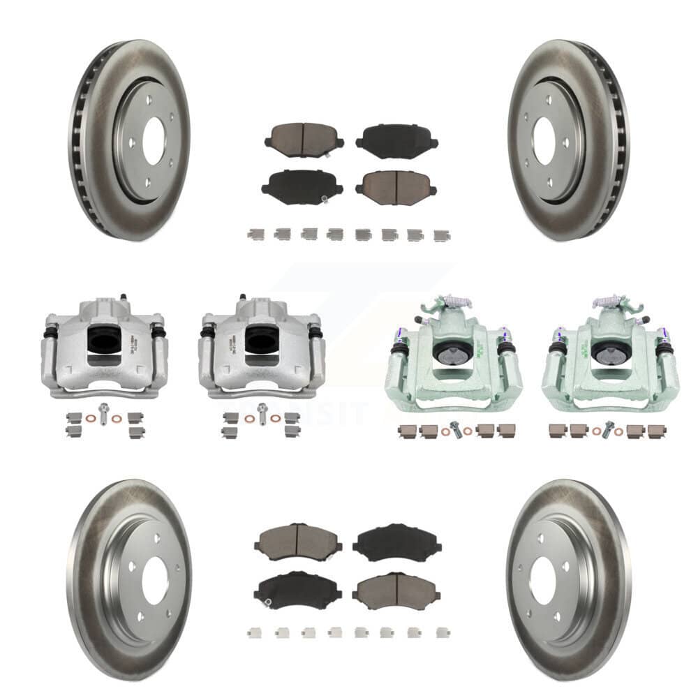 Transit Auto - KCG-101083C - Front and Rear Disc Brake Kits