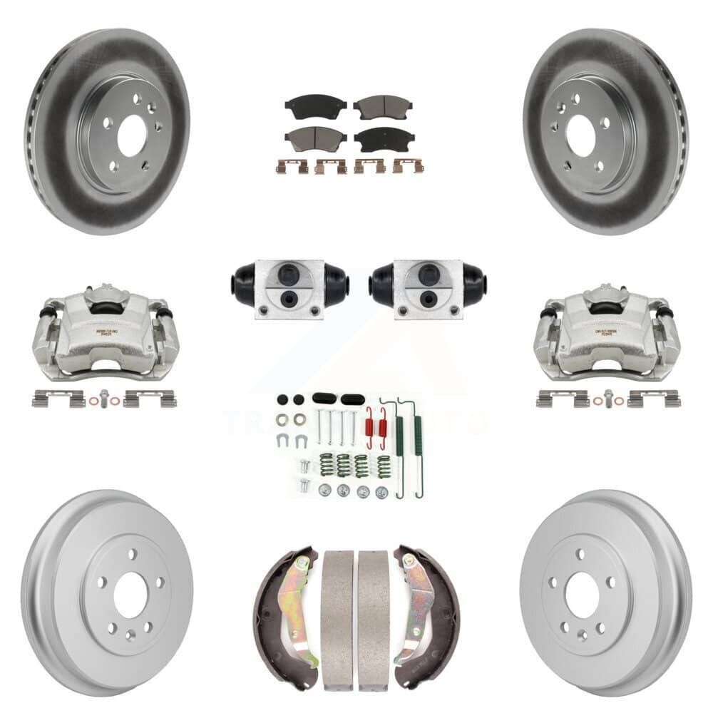 Transit Auto - KCG-101164C - Front and Rear Disc Brake Kits