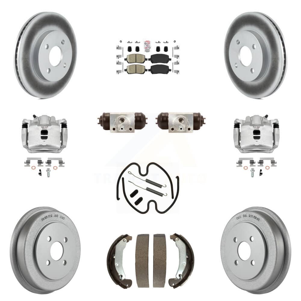 Transit Auto - KCG-101258N - Front and Rear Disc Brake Kits