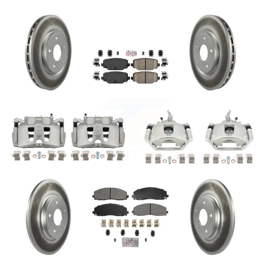 Transit Auto - KCG-101673N - Front and Rear Disc Brake Kits