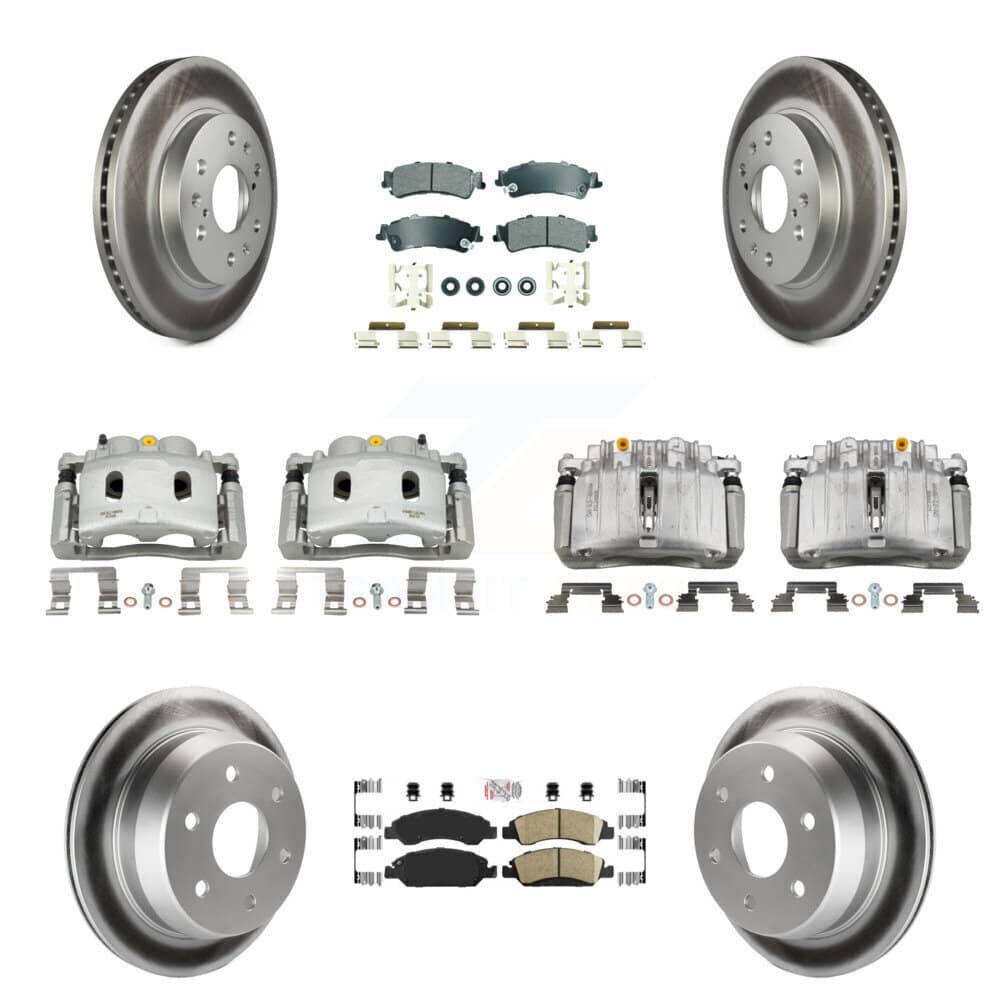 Transit Auto - KCG-101718N - Front and Rear Disc Brake Kits