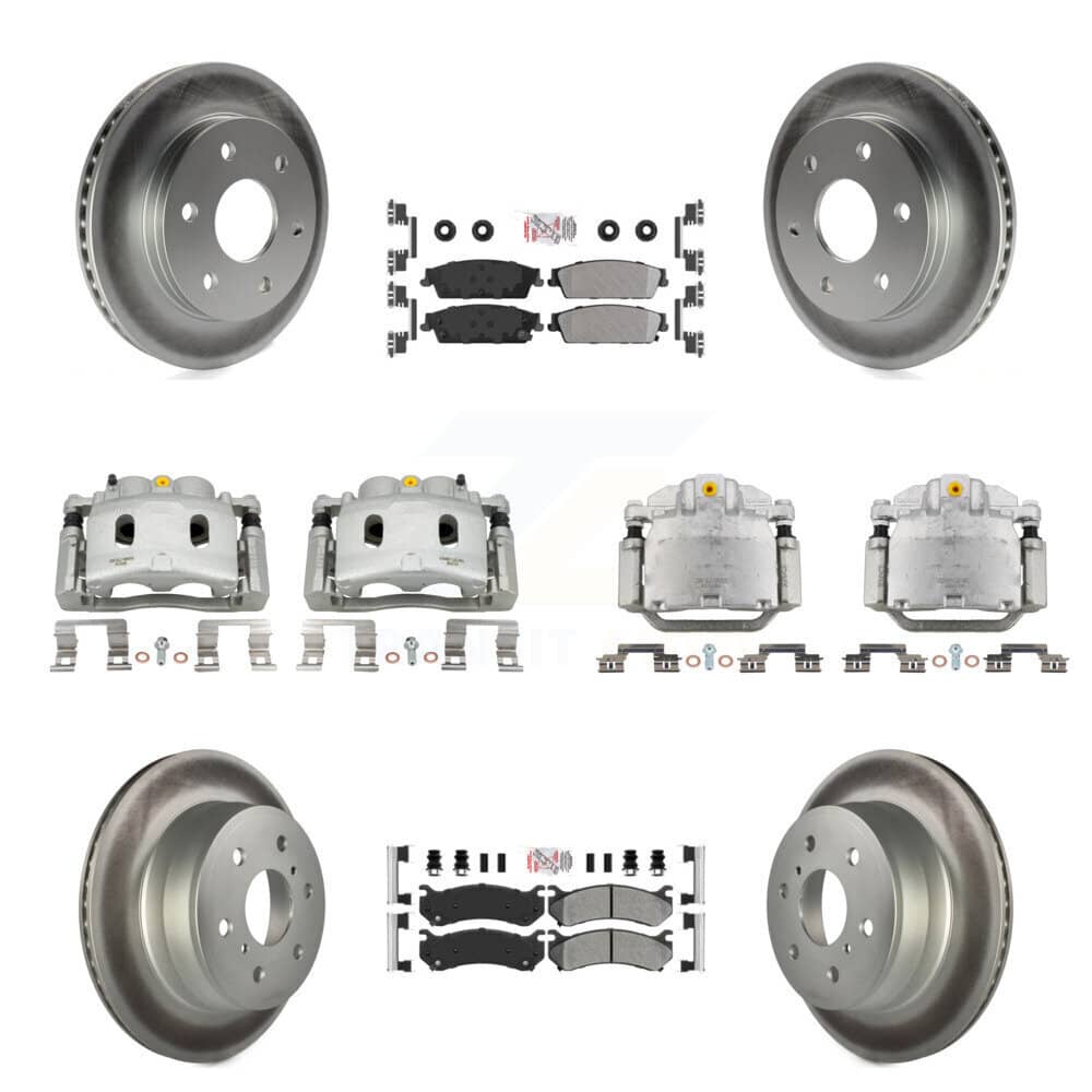 Transit Auto - KCG-102087N - Front and Rear Disc Brake Kits