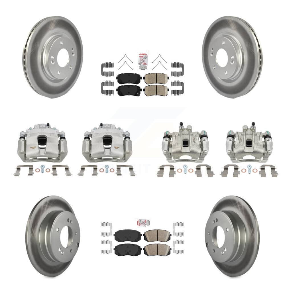 Transit Auto - KCG-102222N - Front and Rear Disc Brake Kits