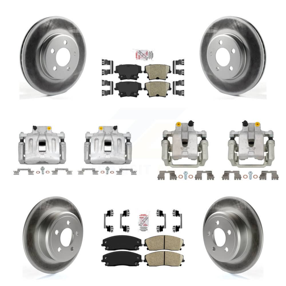 Transit Auto - KCG-102361N - Front and Rear Disc Brake Kits