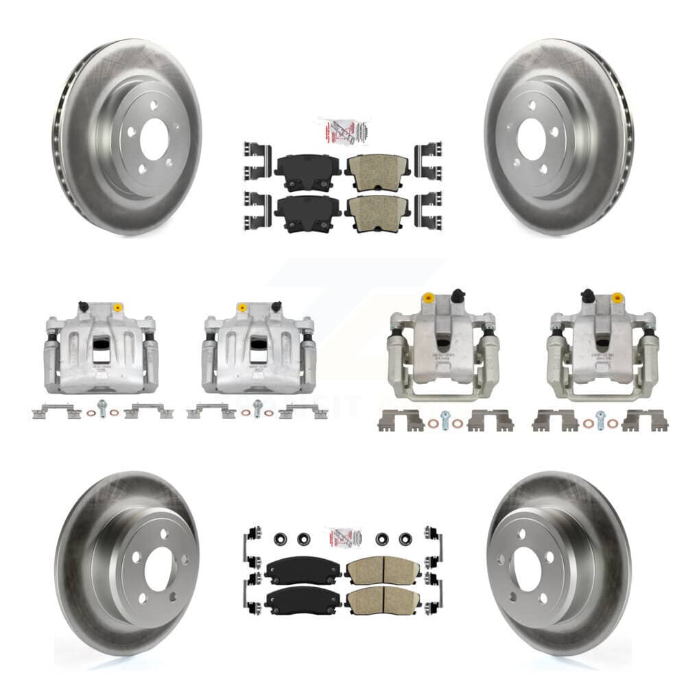 Transit Auto - KCG-102364N - Front and Rear Disc Brake Kits