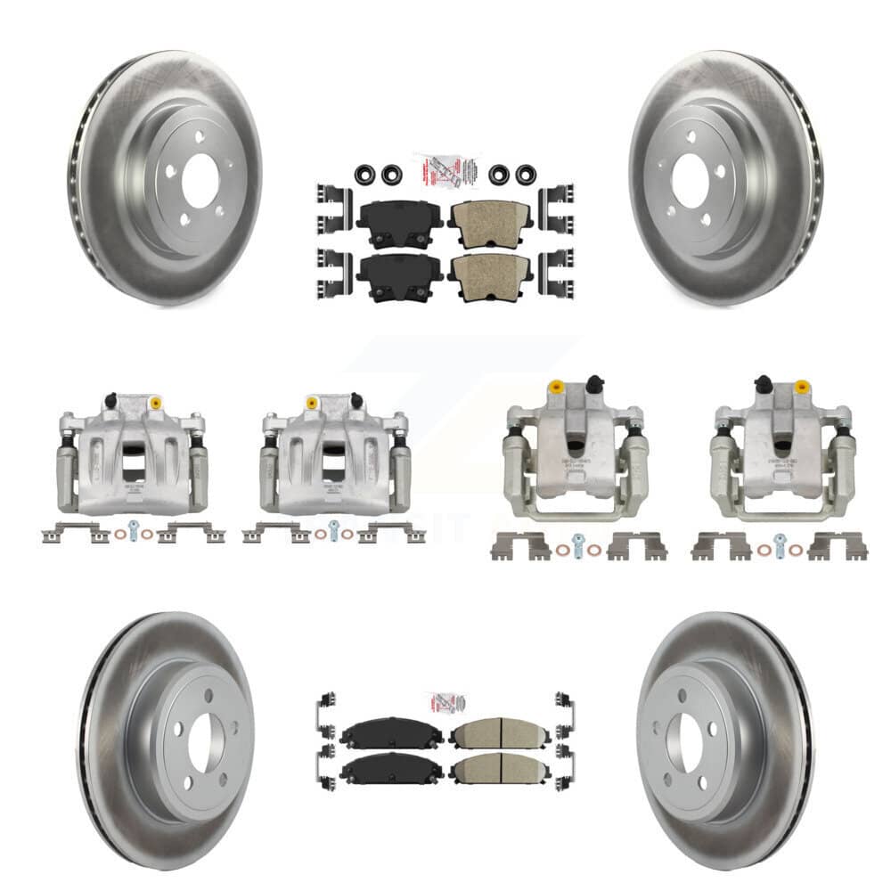 Transit Auto - KCG-102366N - Front and Rear Disc Brake Kits