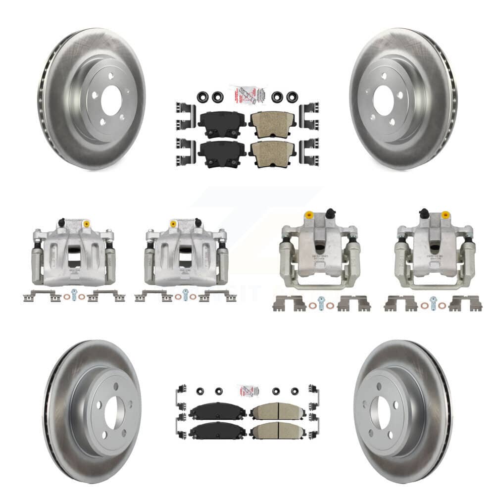 Transit Auto - KCG-102367N - Front and Rear Disc Brake Kits