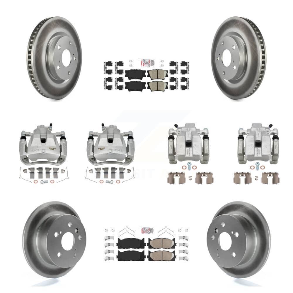 Transit Auto - KCG-102381N - Front and Rear Disc Brake Kits