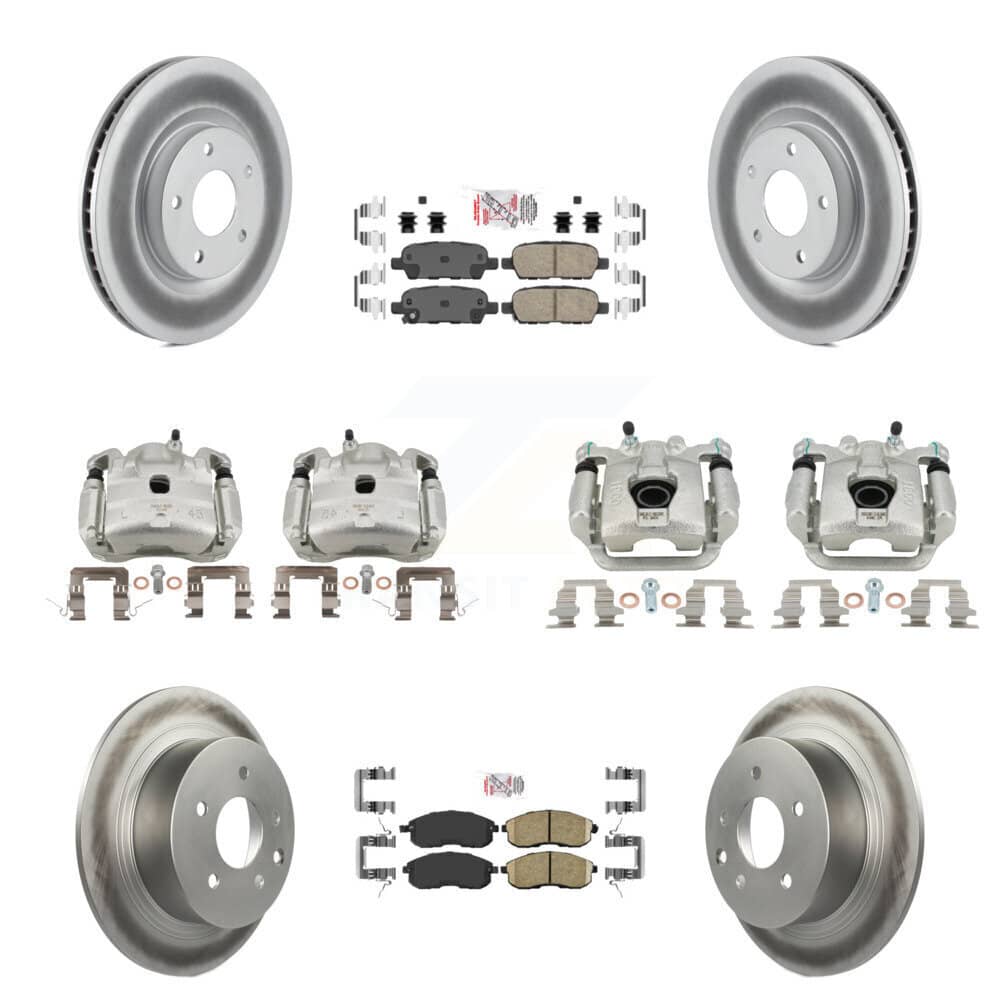 Transit Auto - KCG-102581N - Front and Rear Disc Brake Kits
