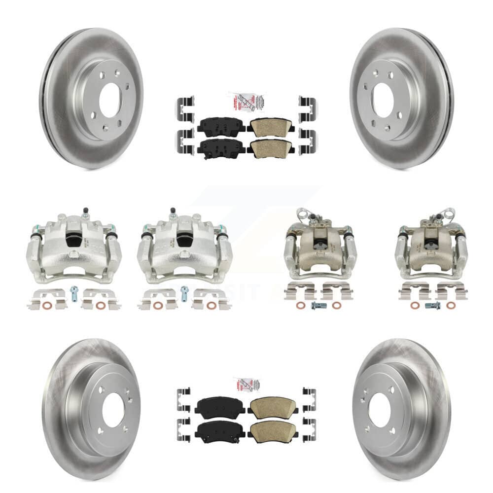 Transit Auto - KCG-102596N - Front and Rear Disc Brake Kits