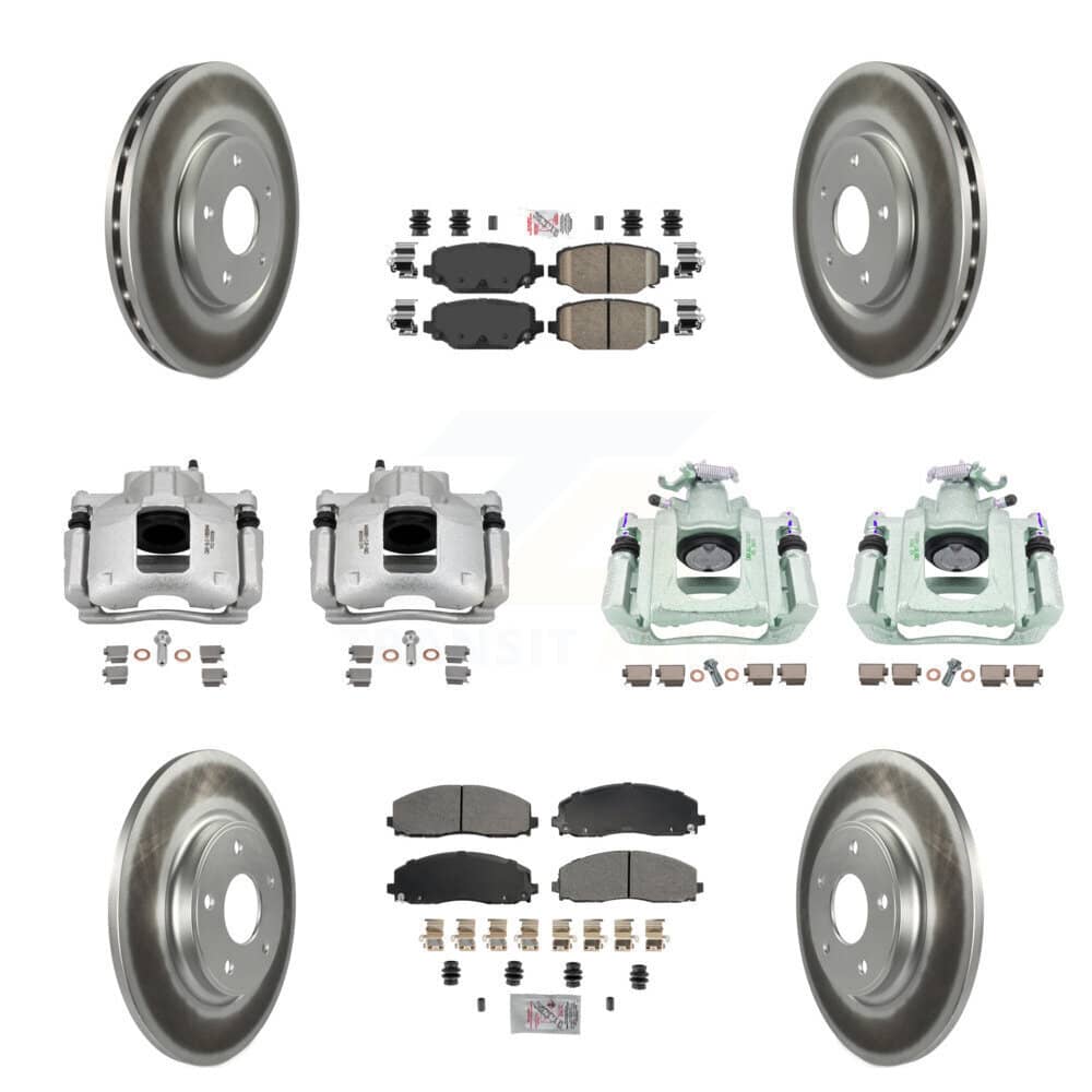 Transit Auto - KCG-102684N - Front and Rear Disc Brake Kits