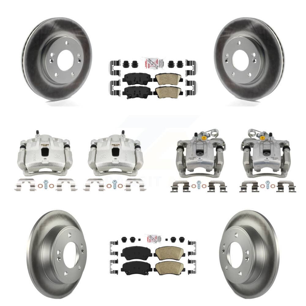Transit Auto - KCG-102721N - Front and Rear Disc Brake Kits
